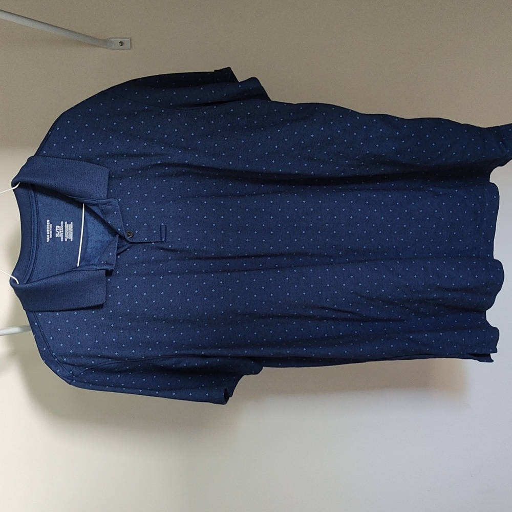 Van Heusen blue polo shirt